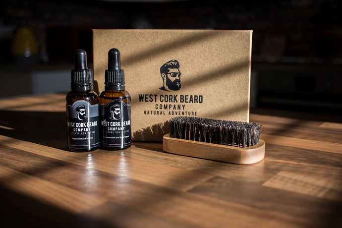 Beard Oil Gift Box with Brush
